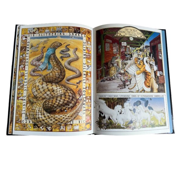 Hardcover Animalia by Graeme Base Vintage 1987 Children's Book - Picture 7 of 13